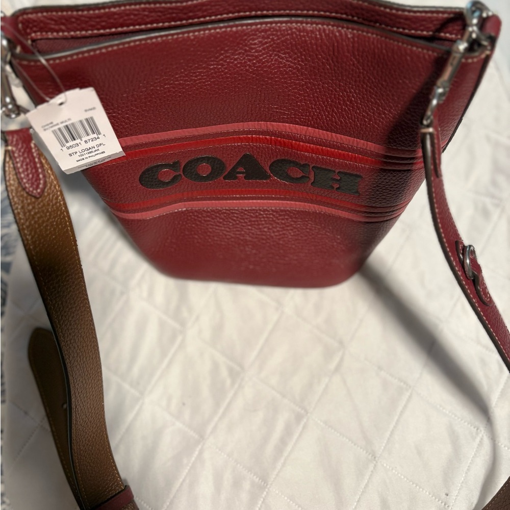 Coach Red Leather Women's Bag